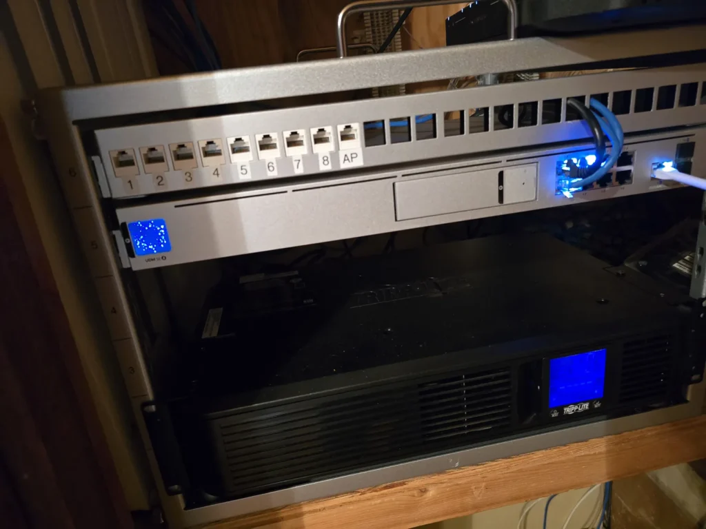 Commercial network room buildout by WiredOptics as an example for La Vergne business infrastructure