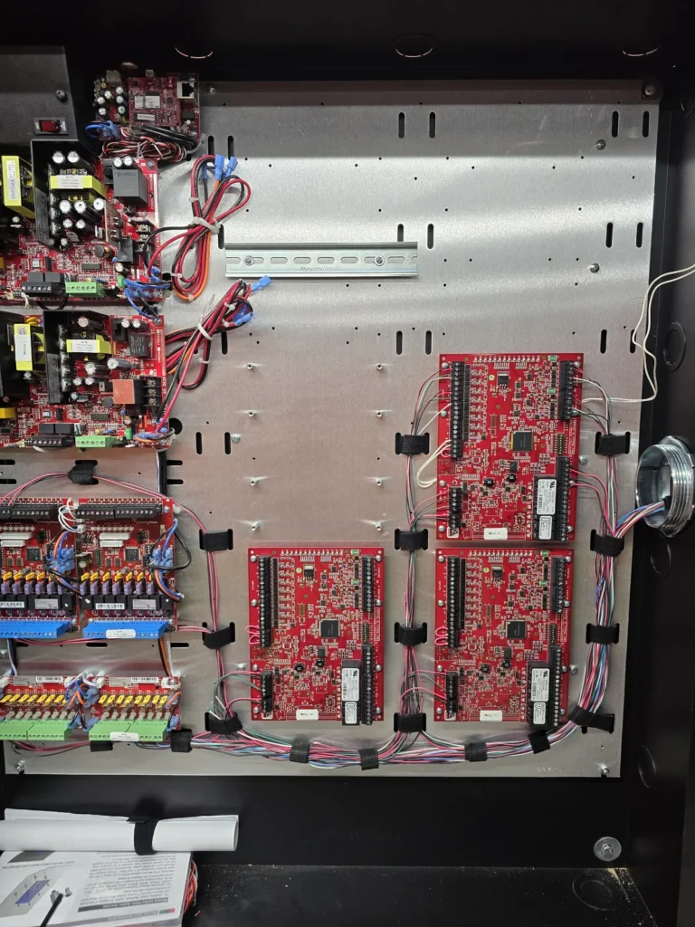 Access control controller wired by WiredOptics as an example for White House Tennessee properties